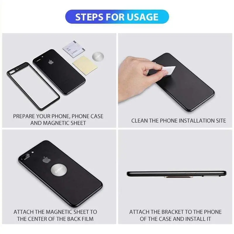 Мини кронштейн для телефона магнитный автомобильный держатель мини подставка в