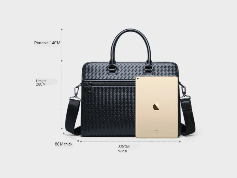 Мужская сумка через плечо Офисная деловая дорожная сумки для мужчин большой