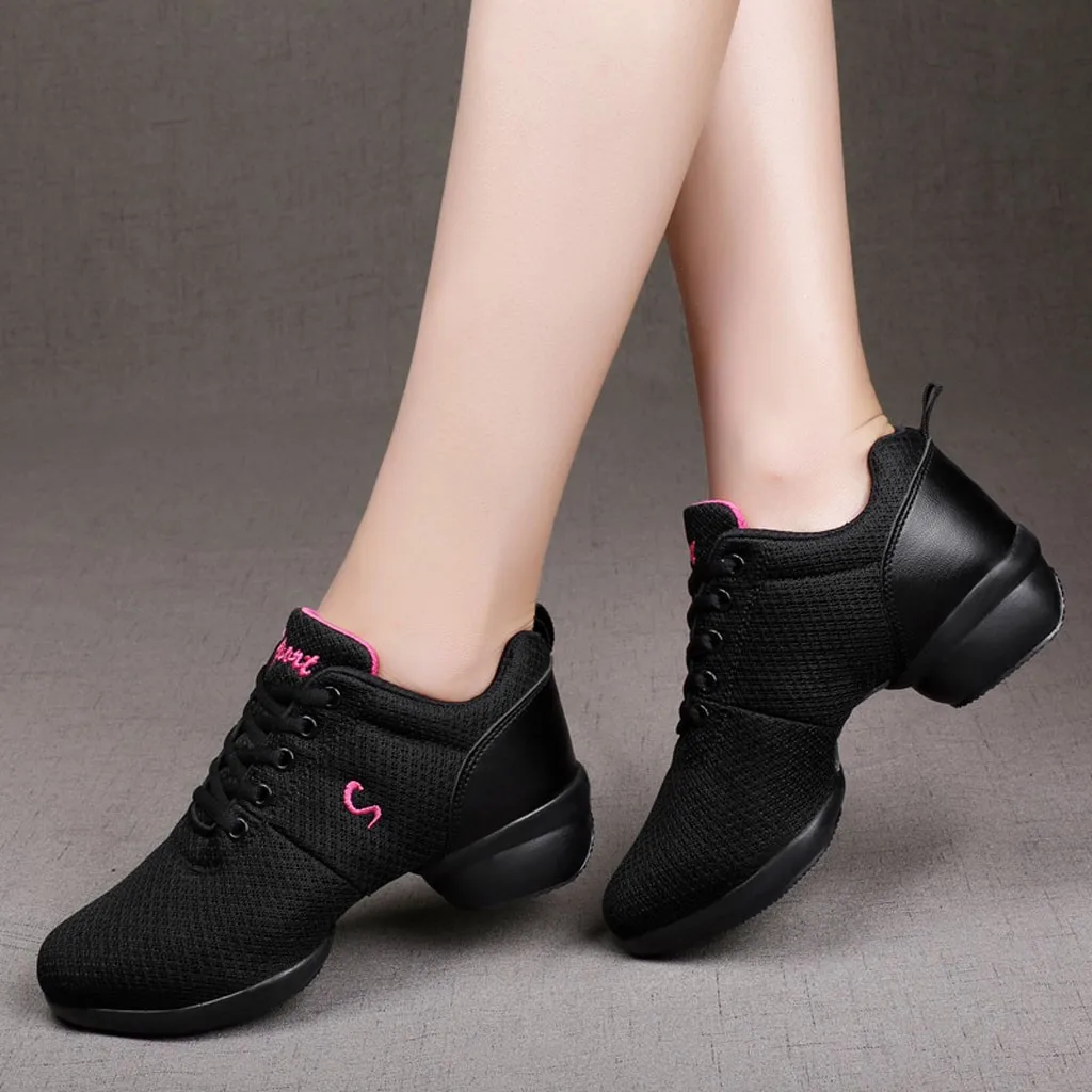 Сетчатые дышащие кроссовки женские мягкие коллекция 2019 года удобная обувь