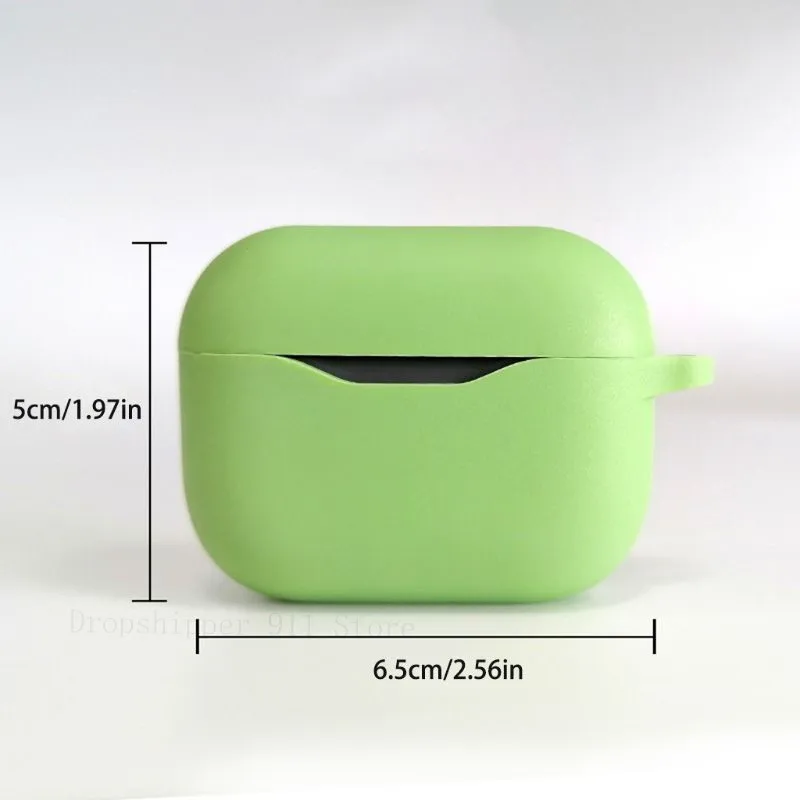 

1PC Earphone Case For Lenovo LP1 TWS Wireless Earphone Silicone Protective Case Cover With Anti-Lost Hook Portable Case