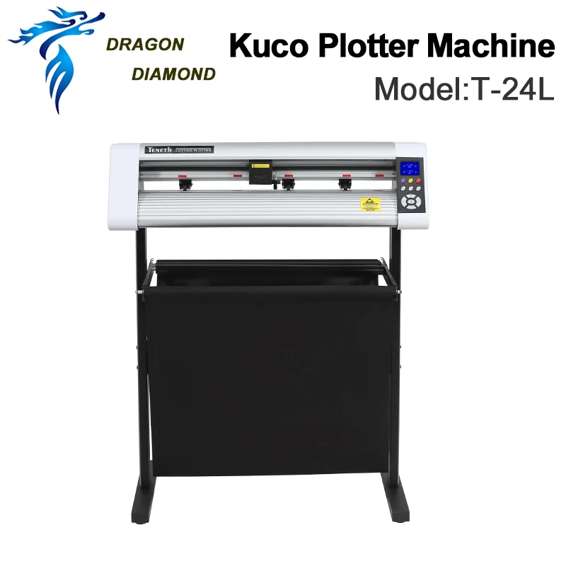 Виниловый стикер режущий плоттер T24L десятый с контурным режущим плоттером резак