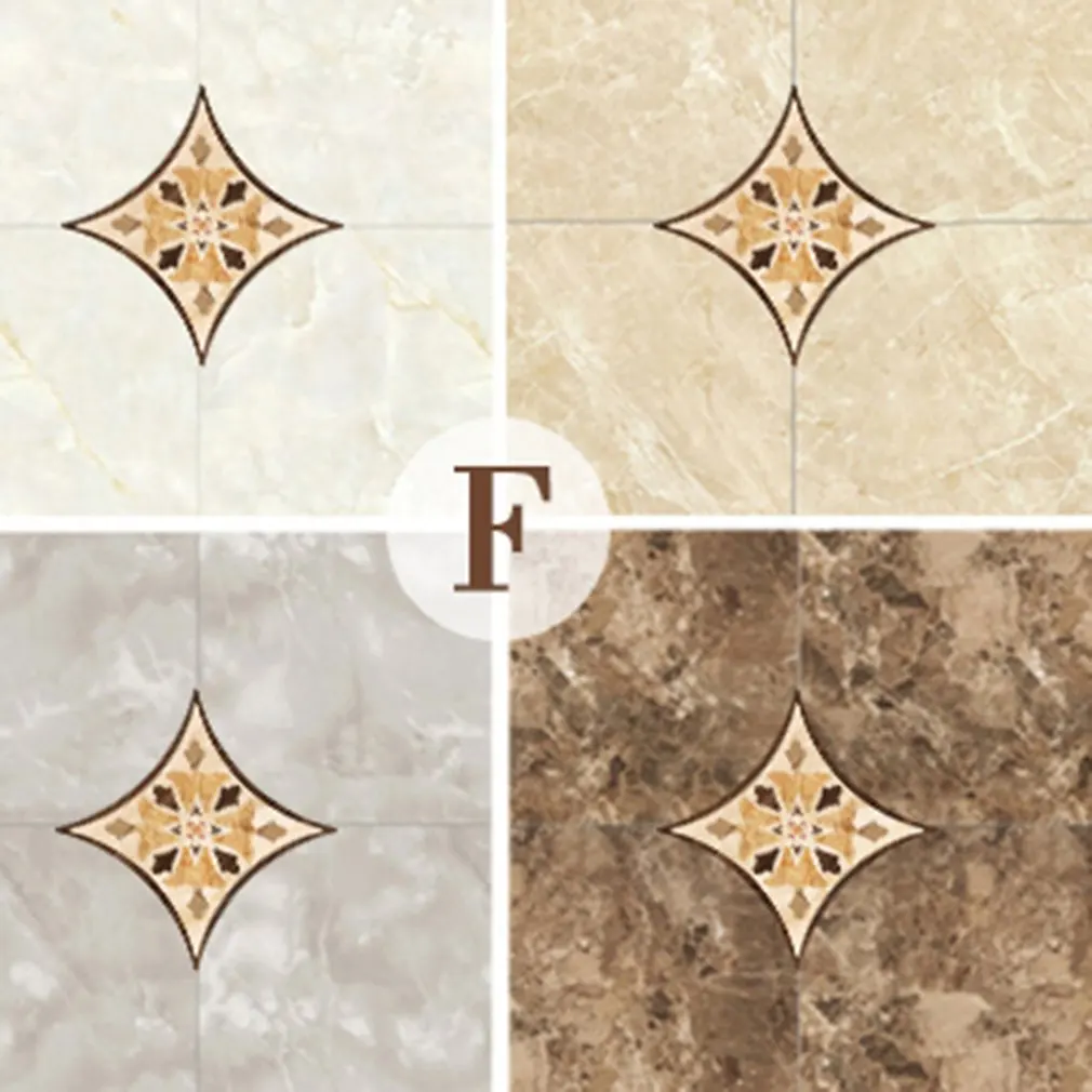 Самоклеящиеся диагональные наклейки для плитки s на пол стену ванной комнаты 3D