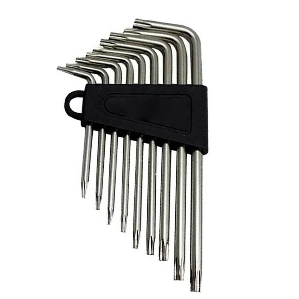 9 шт. Сливовая отвертка l-образный Длинный рычаг Набор шестигранных ключей