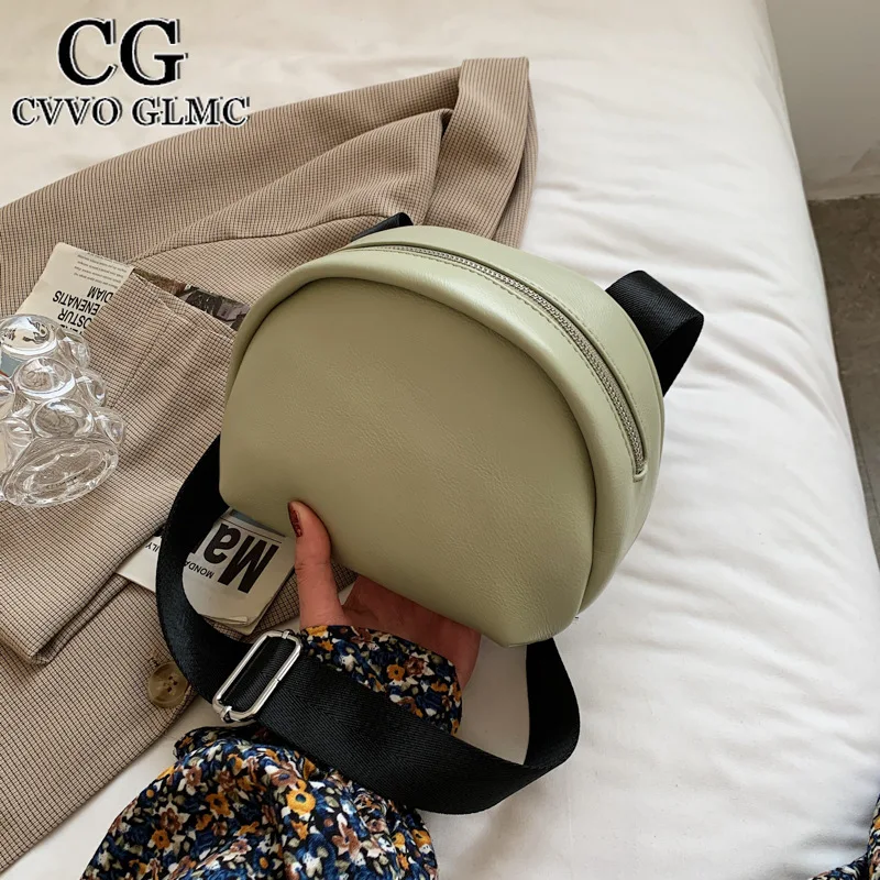 

Cvvo Glmc Soft Leather Design Crossbody Shoulder Bags for Women 2021 Fashion Ladies Travel Handbags and Purses Chest Packs