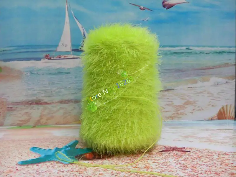 300 г хлопчатобумажная пряжа для вязания крючком ручная нитка из меха белки