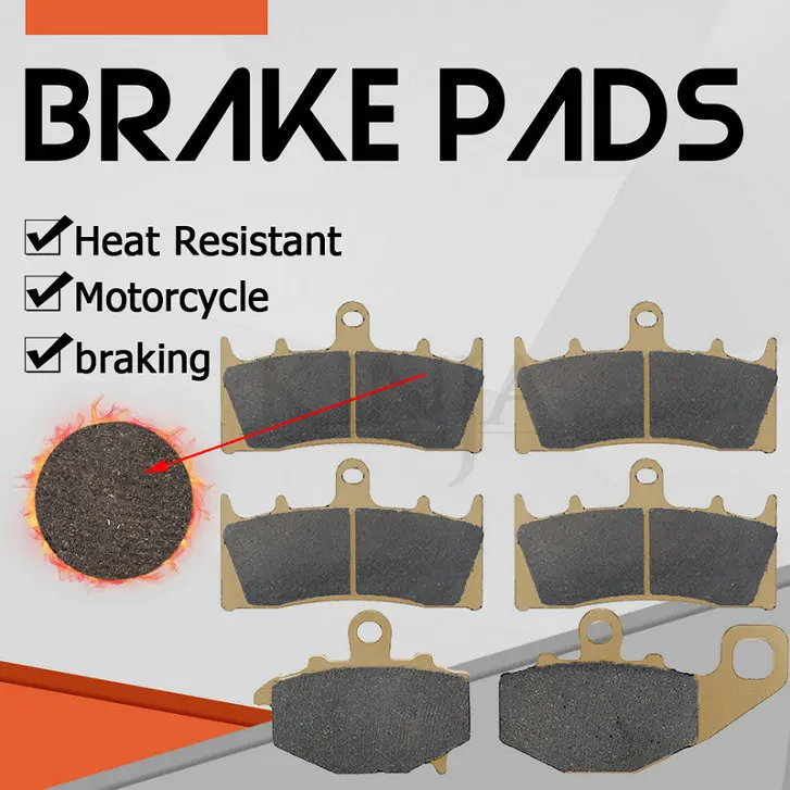 Аксессуары для мотоциклов Мото передние тормозные колодки KAWASAKI ZX6R 1998 2002 ZZR 600 ZZR600