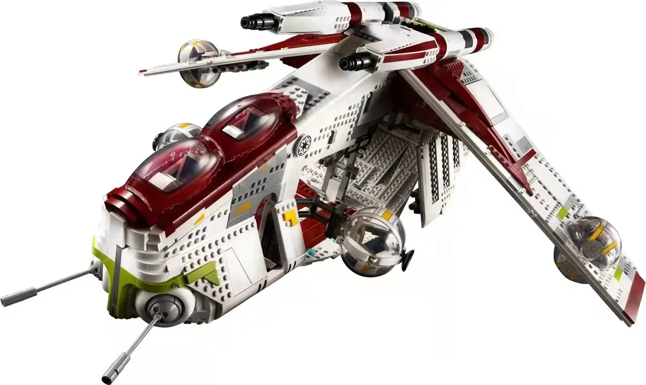 

Новинка 2021 г., конструктор MOC War, UCS, Республика, Gunship, Tie Fighter, набор строительных блоков, кирпичи, детские игрушки, подарок