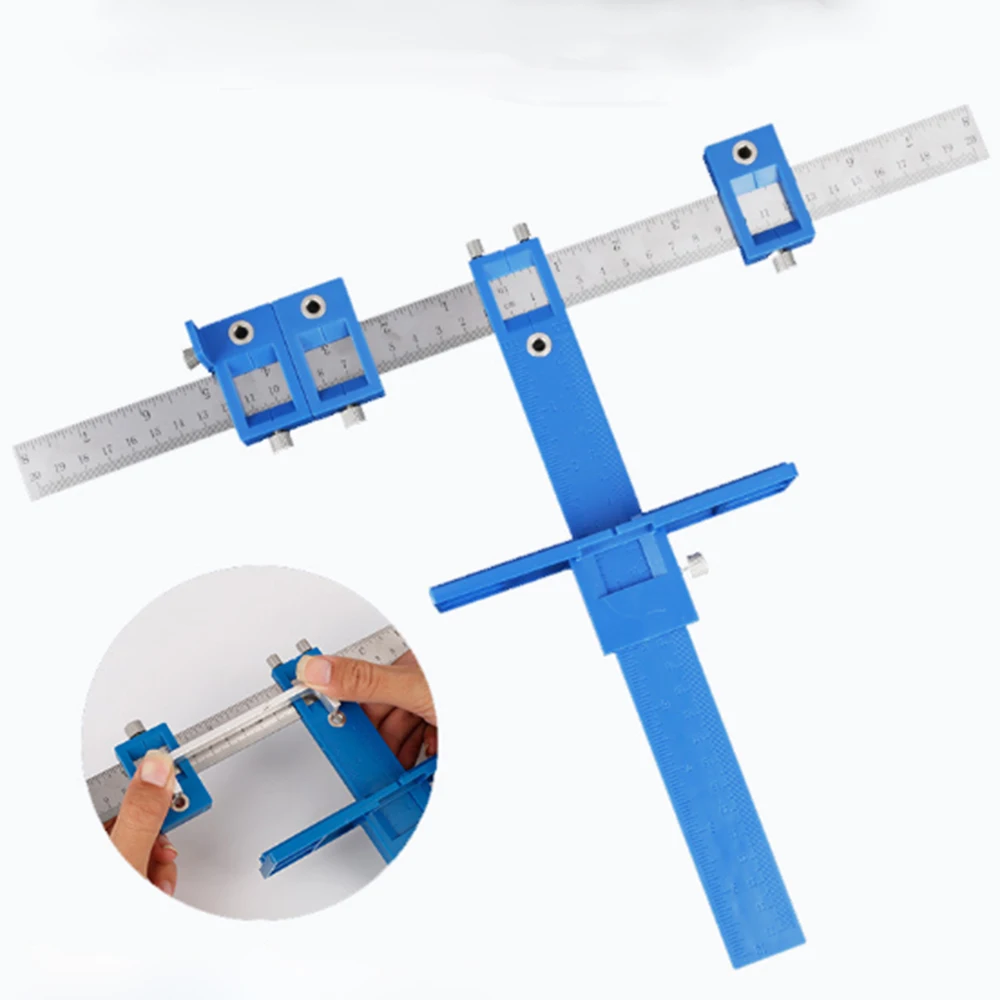 Набор направляющих для сверления инструмент дерева со съемным шаблоном