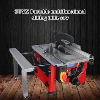 4800r min sliding woodworking table saw 210 mm wooden diy electric saw circular angle adjusting skew recogniton saw