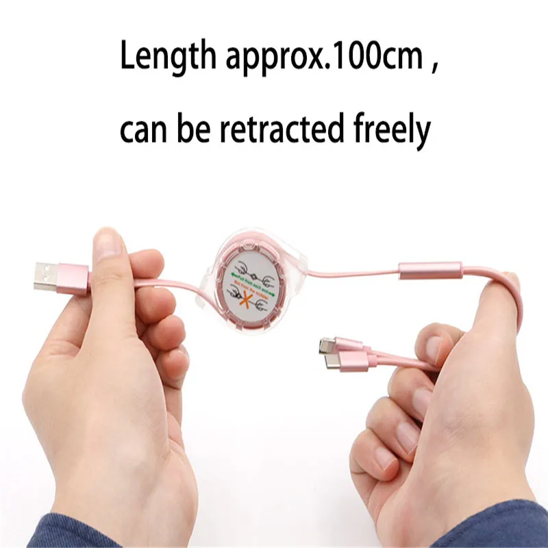 3 в 1 USB кабель для зарядки и передачи данных|Кабели данных| |