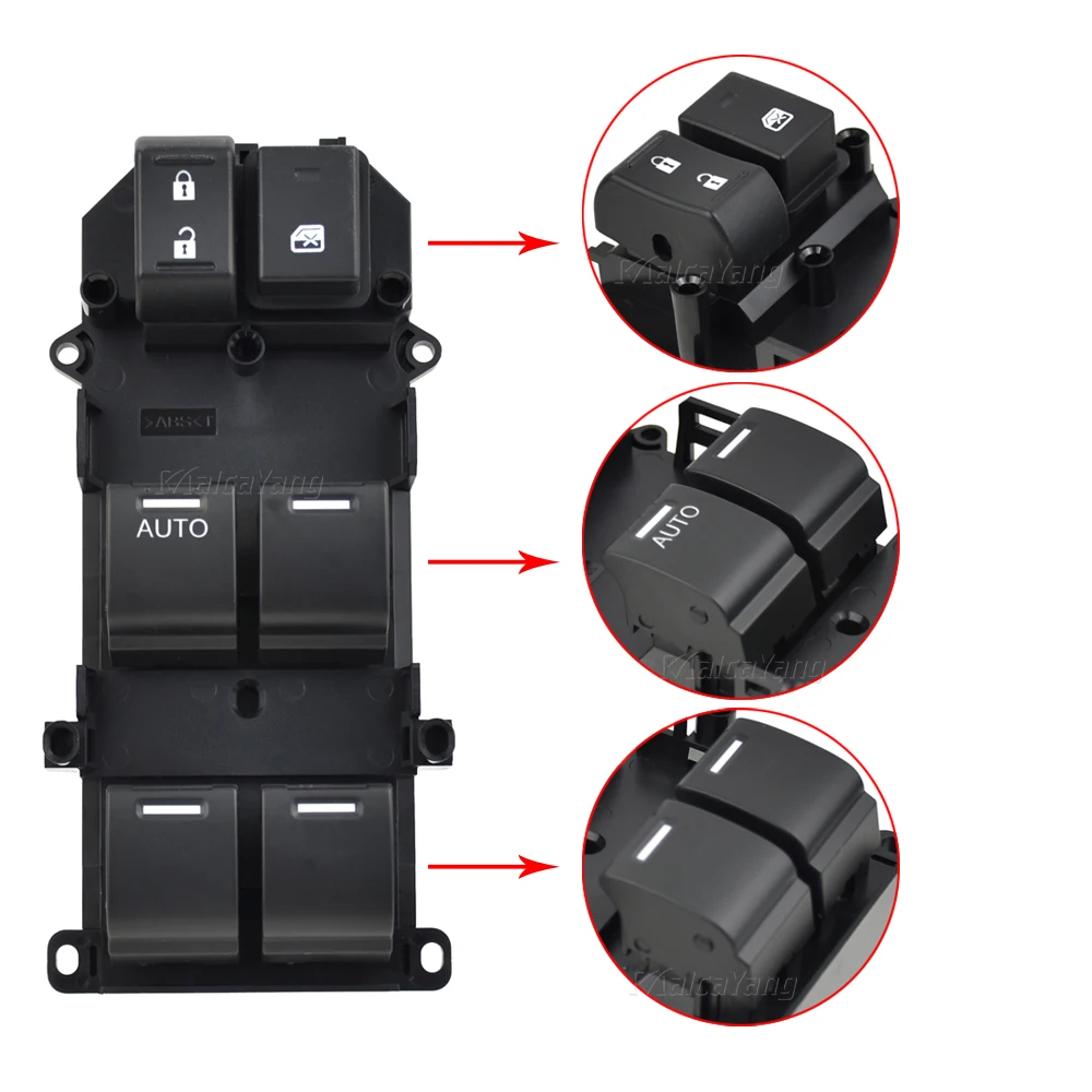 

FaroeChi Window Master Control Switch 35750-T0A-H01 For HONDA CRV 2011-2013 35750 T0A H01