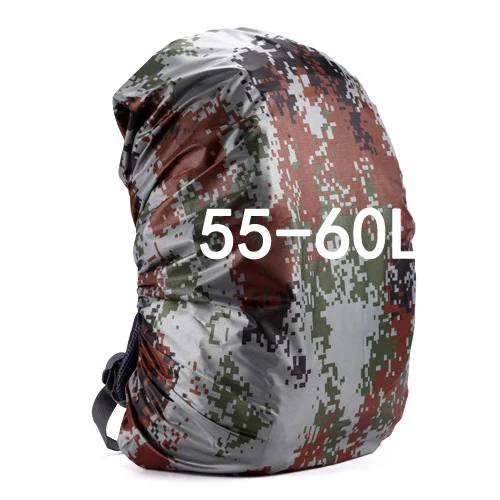 Digital 55-60L 35L 45L 55L 70L 80L рюкзак дождевик походный туристический Водонепроницаемый пылезащитный спортивный мешок Сверхлегкий Открытый инструмент - Цвет: Digital 55-60L