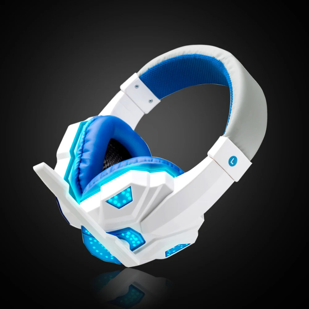 3,5 мм Игровые наушники, игровая гарнитура, Casque Gamer, стерео наушники с микрофоном, светодиодные игровые гарнитуры для ПК, компьютера, P S 4
