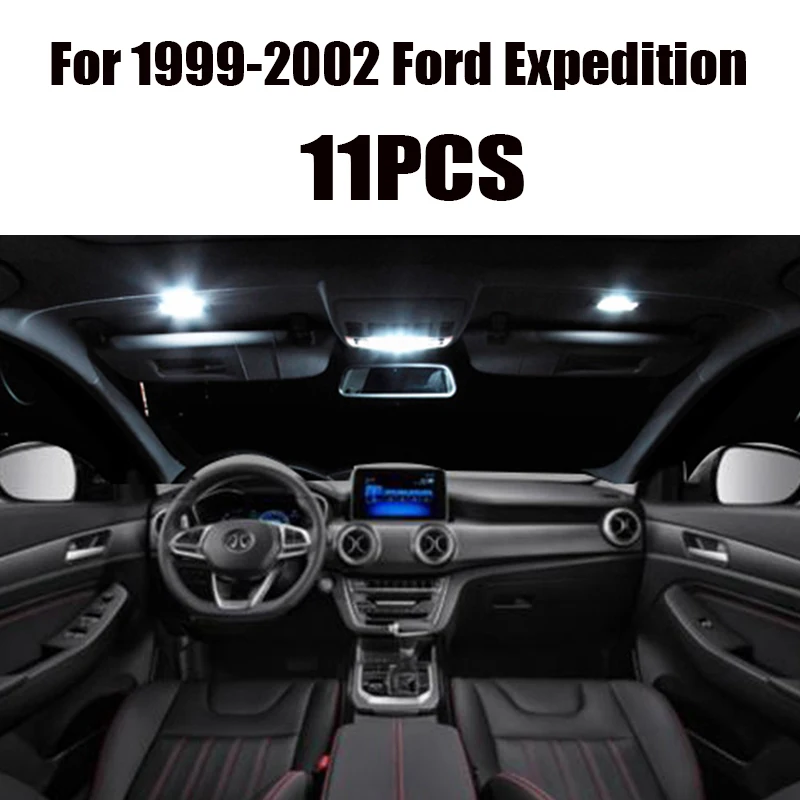 Для 1999 2010 Ford экспедиция белый автомобильные аксессуары Canbus без ошибок