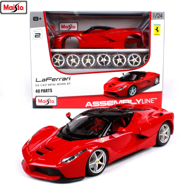 Набор игрушек Maisto 1:24 La Ferrari Сборная модель из сплава для самостоятельной сборки