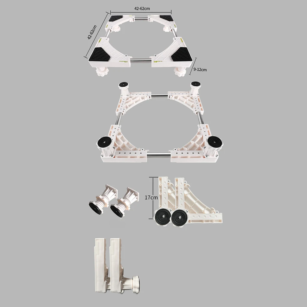 

Adjust Base Bracket Stand Feet for Washing Machine Fridge Dryer Air Conditioner