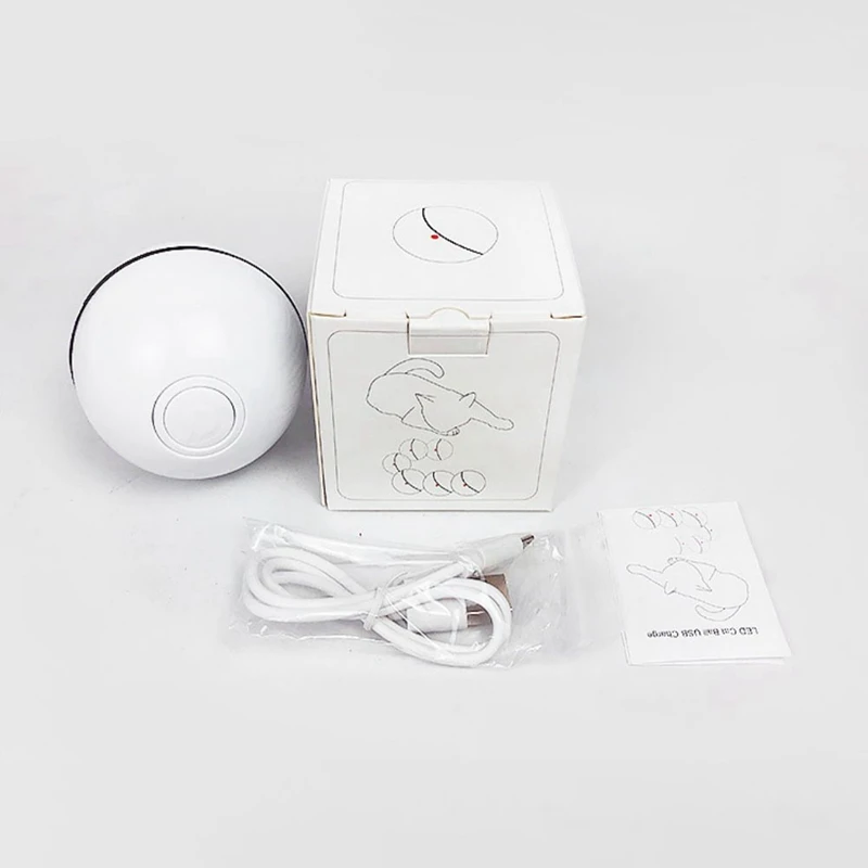 Мячик-игрушка для домашних животных кошка собака автоматической бегущий шарик с