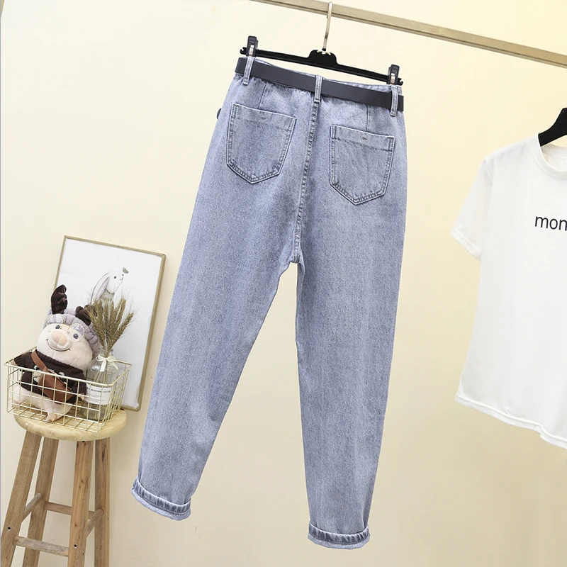 Fa888 2019 новые осенние зимние женские модные повседневные джинсовые брюки джинсы с