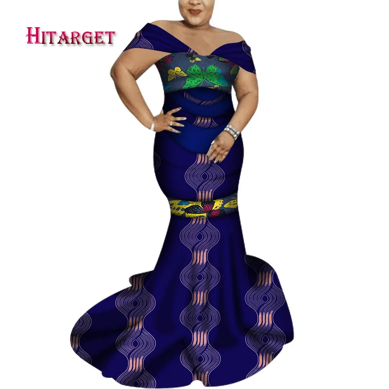

2020 African Party Dresses New Arrival Sleeveless Floor-Length Women Formal Occasion Dress Africa Evening Gowns for Women WY7006