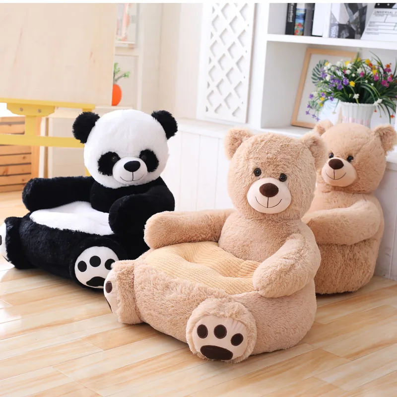 

50CM New Unicorn Infant Baby Seats Soft Sofa Cartoon Animal Kid Baby Chair Comfort Plush Panda Bear Chairs Contain Filling