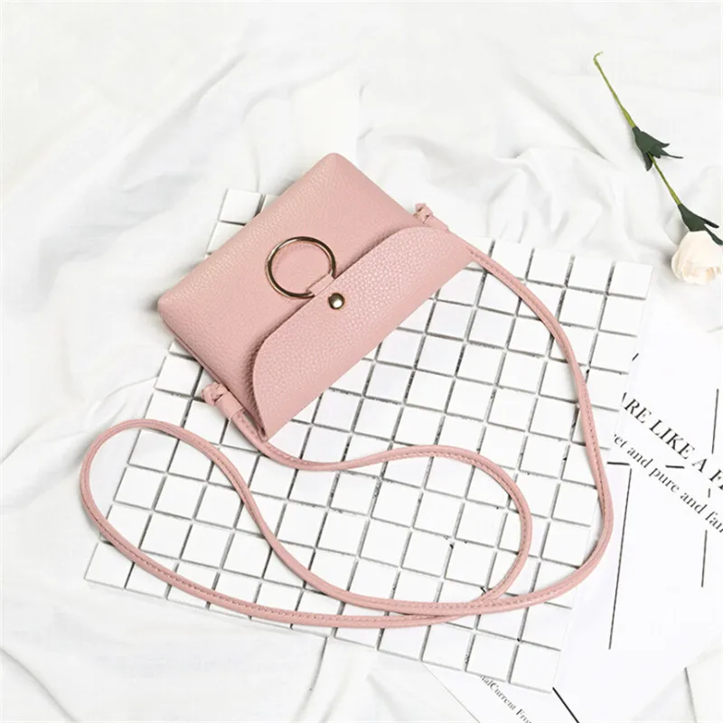 Маленькие женские Сумки из искусственной кожи сумка мессенджер клатч