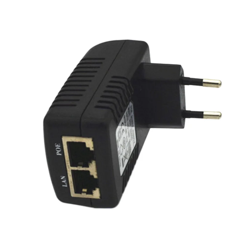 48V 0.5A POE Injector For IP Camera CCTV Security Surveillance PoE Power Supply Ethernet Adapter Phone US EU UK Plug Optional |