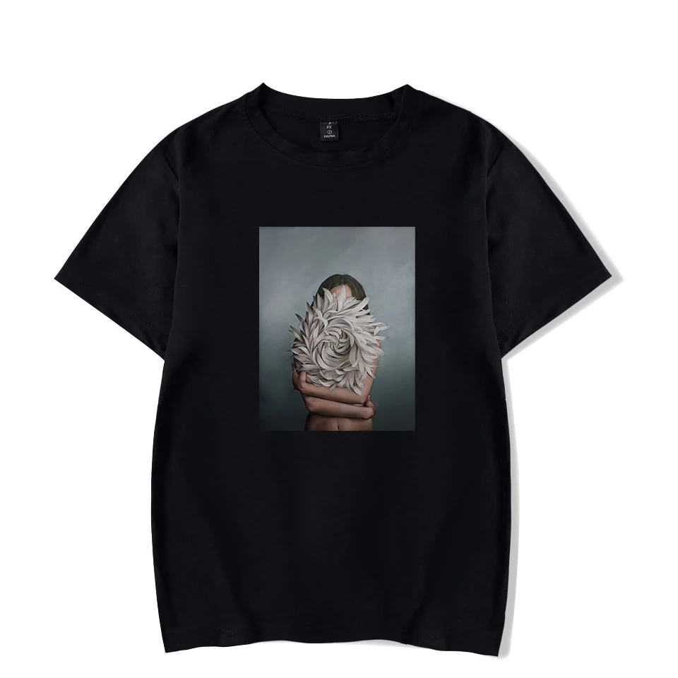 New Listing T-shirt Sexy Flowers Simplicity Printed Unisex Streetwear Popular Men Women Casual Fashion | Женская одежда