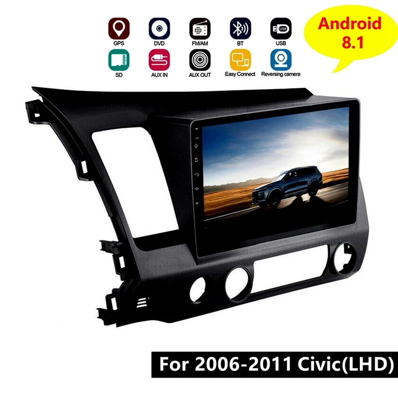 10 1 дюймов 2Din Android 8 Автомобильный плеер HD пресс контакт Screa n FM радио GPS Wifi Bluetooth