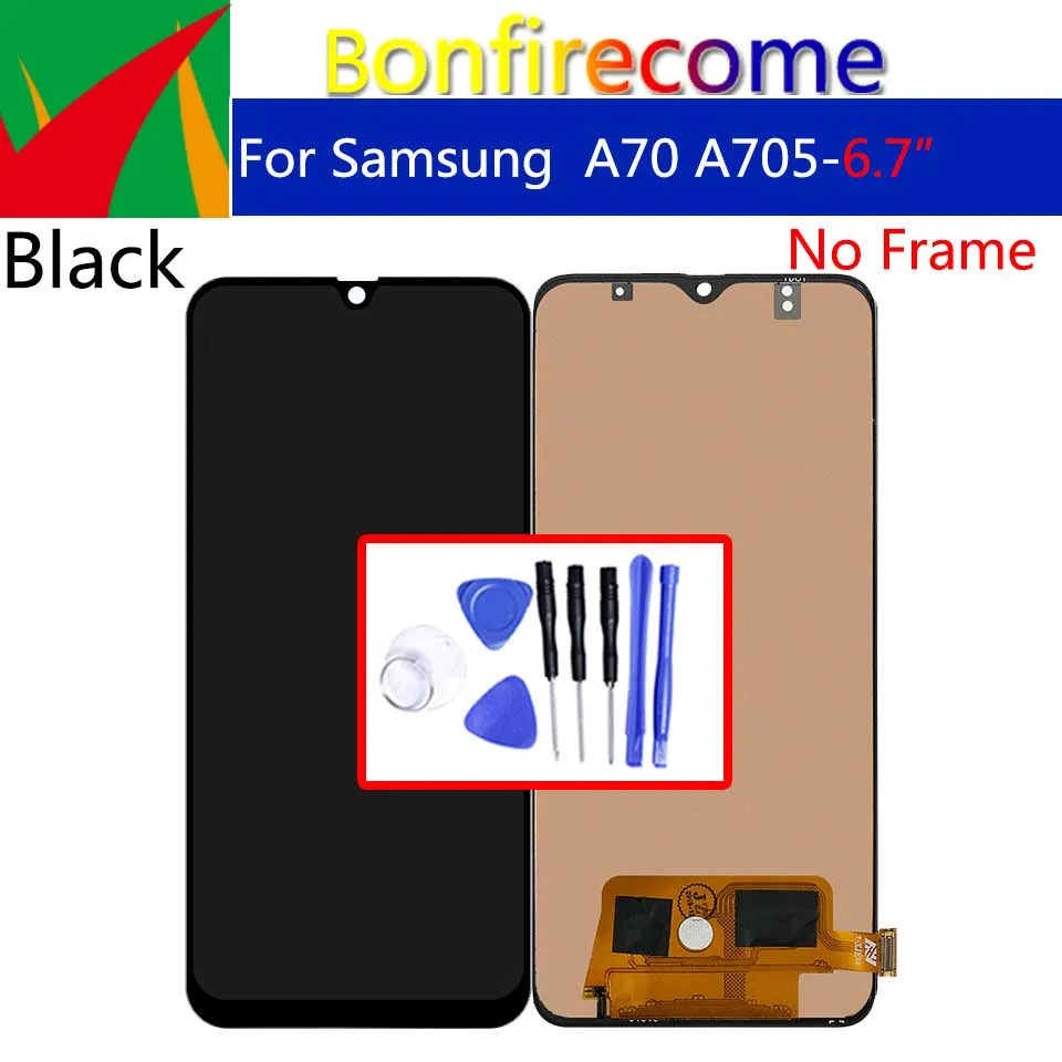 Новинка для Samsung Galaxy A70 SM-A705F A7050 A705FN ЖК-дисплей сенсорный экран дигитайзер в сборе |