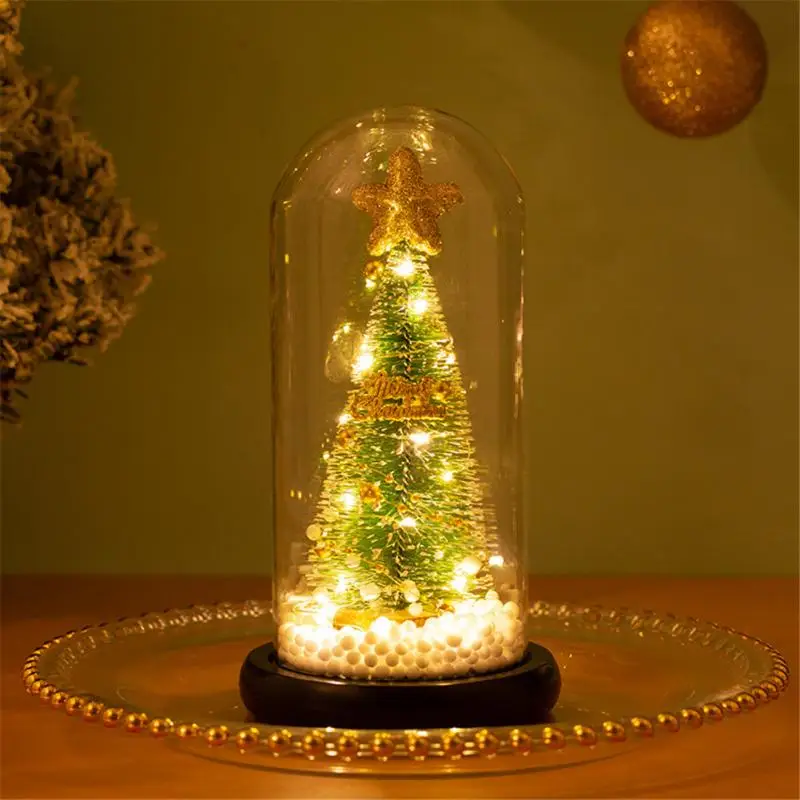 

Christmas Tree Night Light With Gift Case Ambient Light Decorative Lights Christmas Desktop Decorations Home New Year Supplies