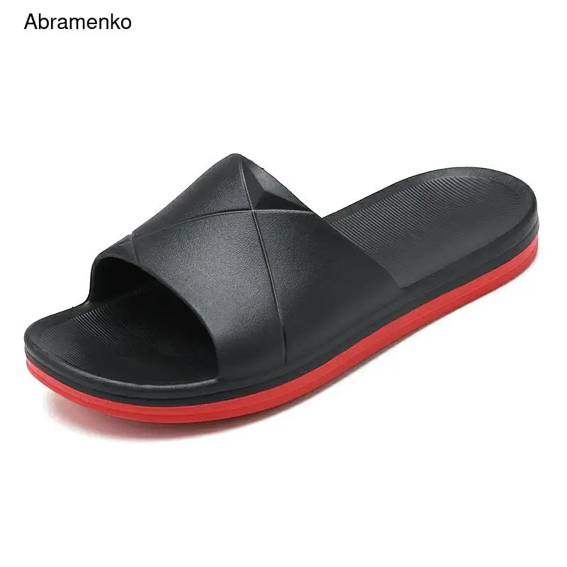 

Outdoor Flat Slippers 2020 Summer Casual Fashion Men's Flip Flops Beach Sandals Men Home Unisex Non-slip Shoes Sandals Size 48