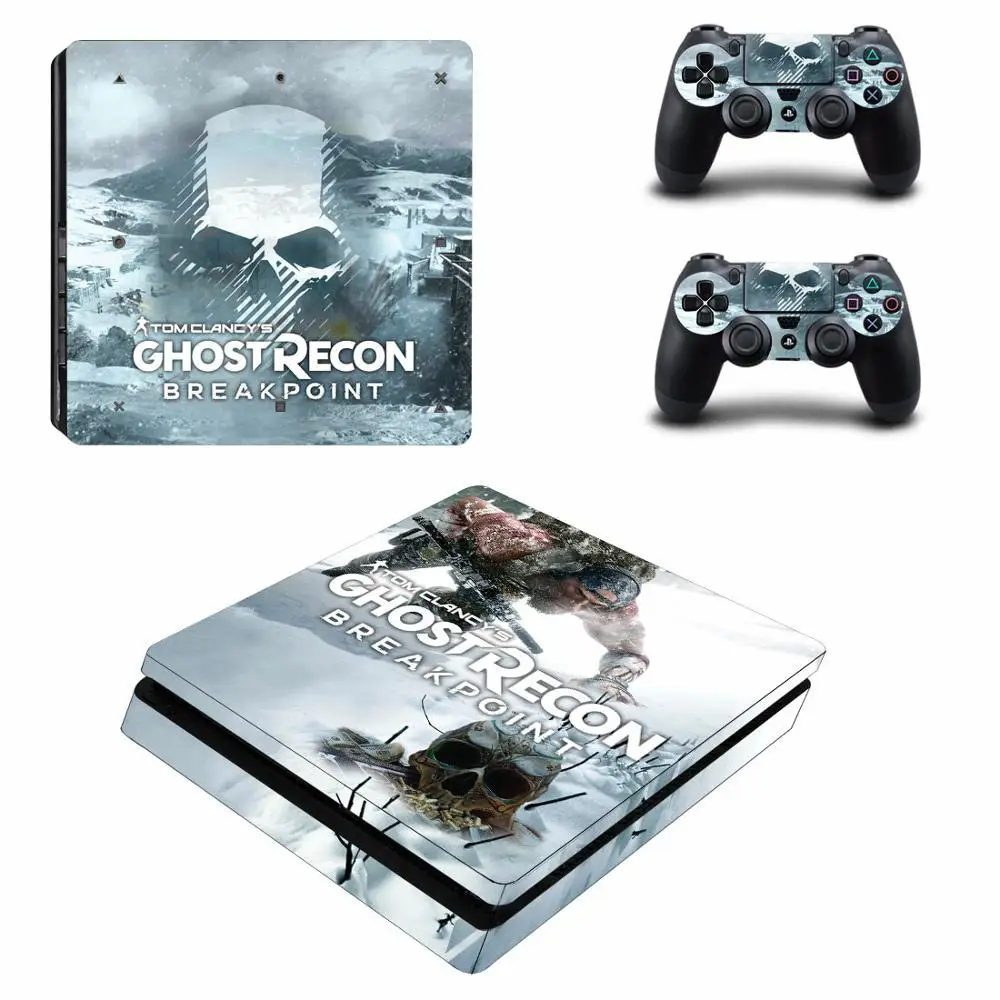 Тома Клэнси Ghost Recon: останова PS4 тонкий Стикеры Play station 4 кожи для Игровые приставки