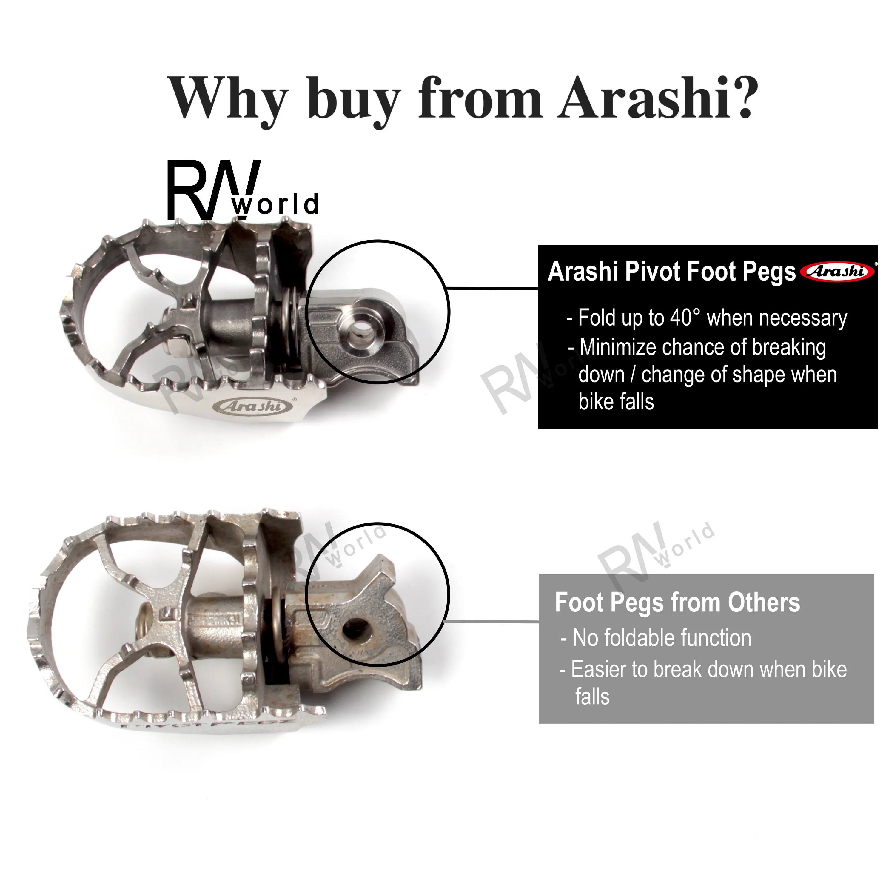 Гоночный наездник передний подножник для BMW R1200GS /GSA 2005-2012 мотоциклетные