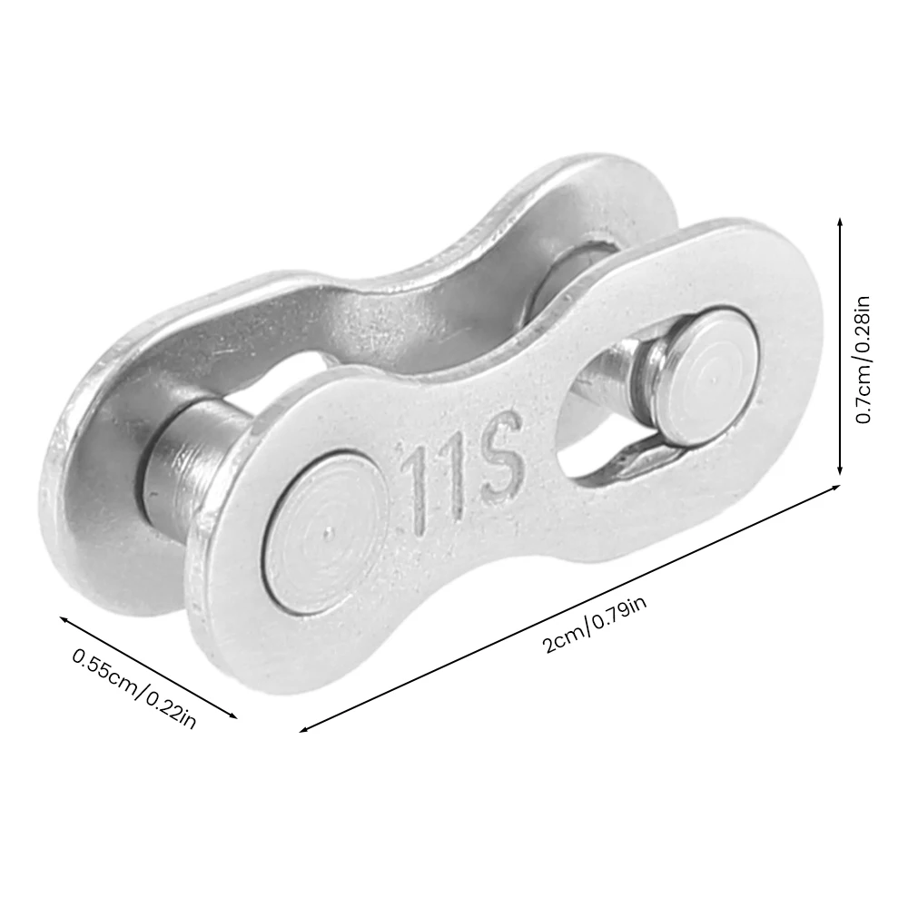 

3 Pair Bicycle Missing Link Joint Master Mountain Bike 11 Speed Chain Quick Connector Reusable Stainless Steel Bicycle Component