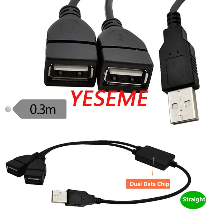 Разветвитель переходник с USB 2 0 A на порта 3 м|Кабели передачи данных| |