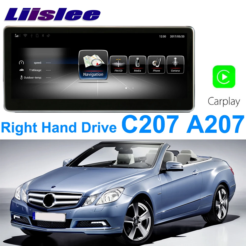 Liislee автомобильный мультимедийный плеер NAVI для Mercedes Benz MB E A207 C207 2009 ~ 2017