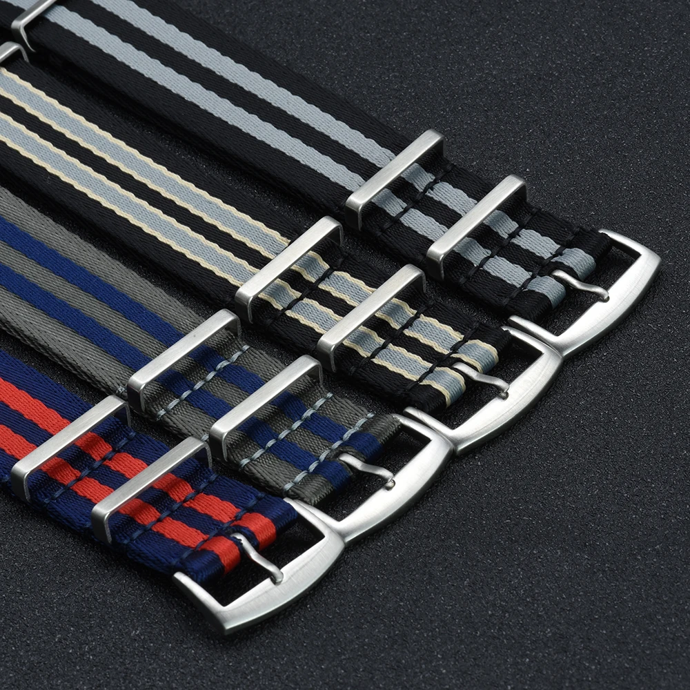 20 мм 22 ремешок для часов Премиум качества ремень безопасности в елочку