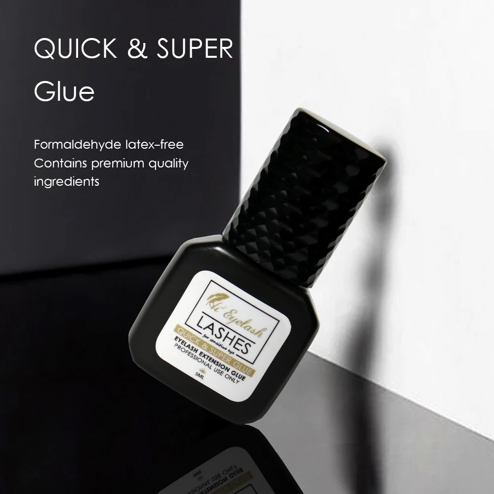 6-8 недель 1s время высыхания клей для ресниц частная Этикетка Клей оптовая продажа