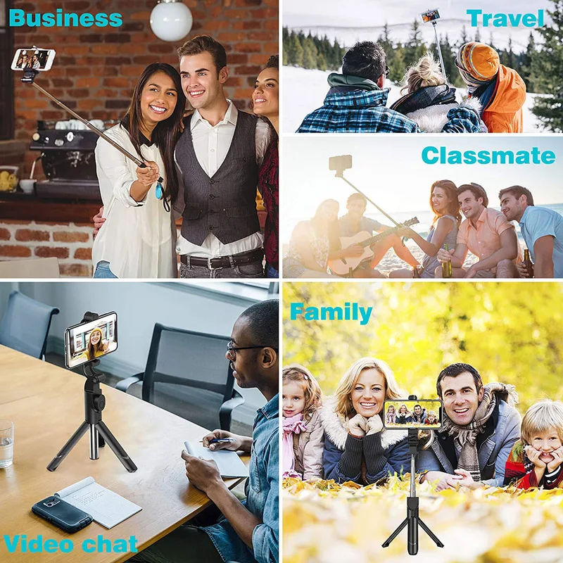 Селфи Палка с Bluetooth портативный монопод беспроводным управлением для iPhone Samsung