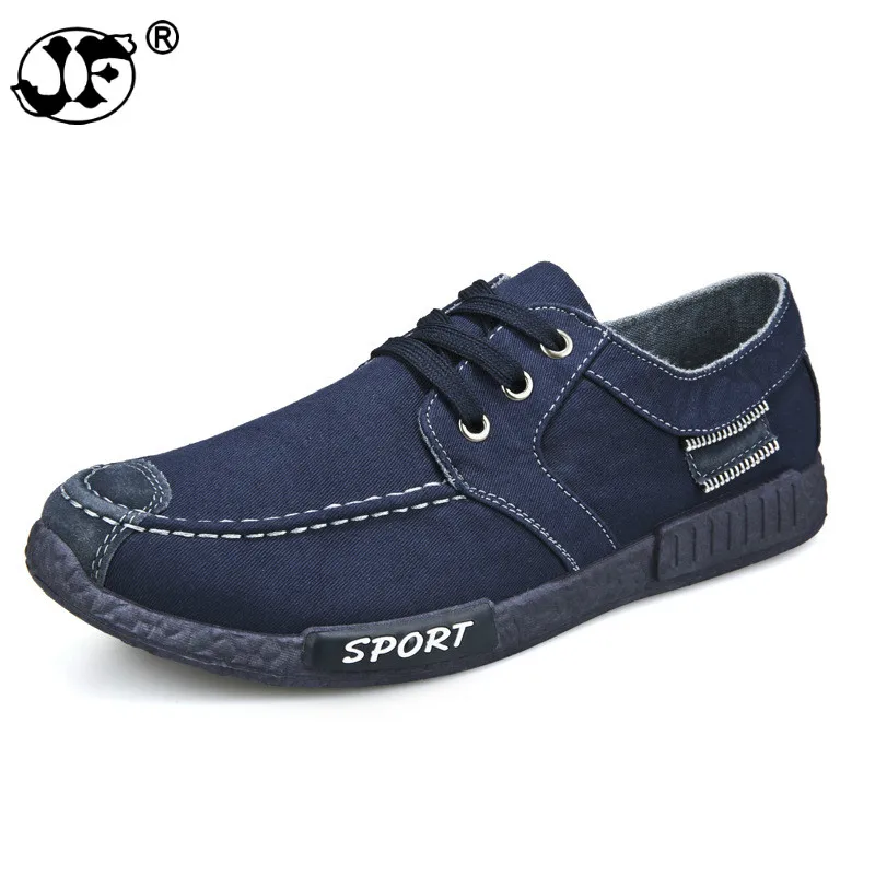 

hot Canvas Men Shoes Denim Lace-Up Men Casual Shoes New Plimsolls Breathable Male Footwear Spring Autumn Sneakers wed45