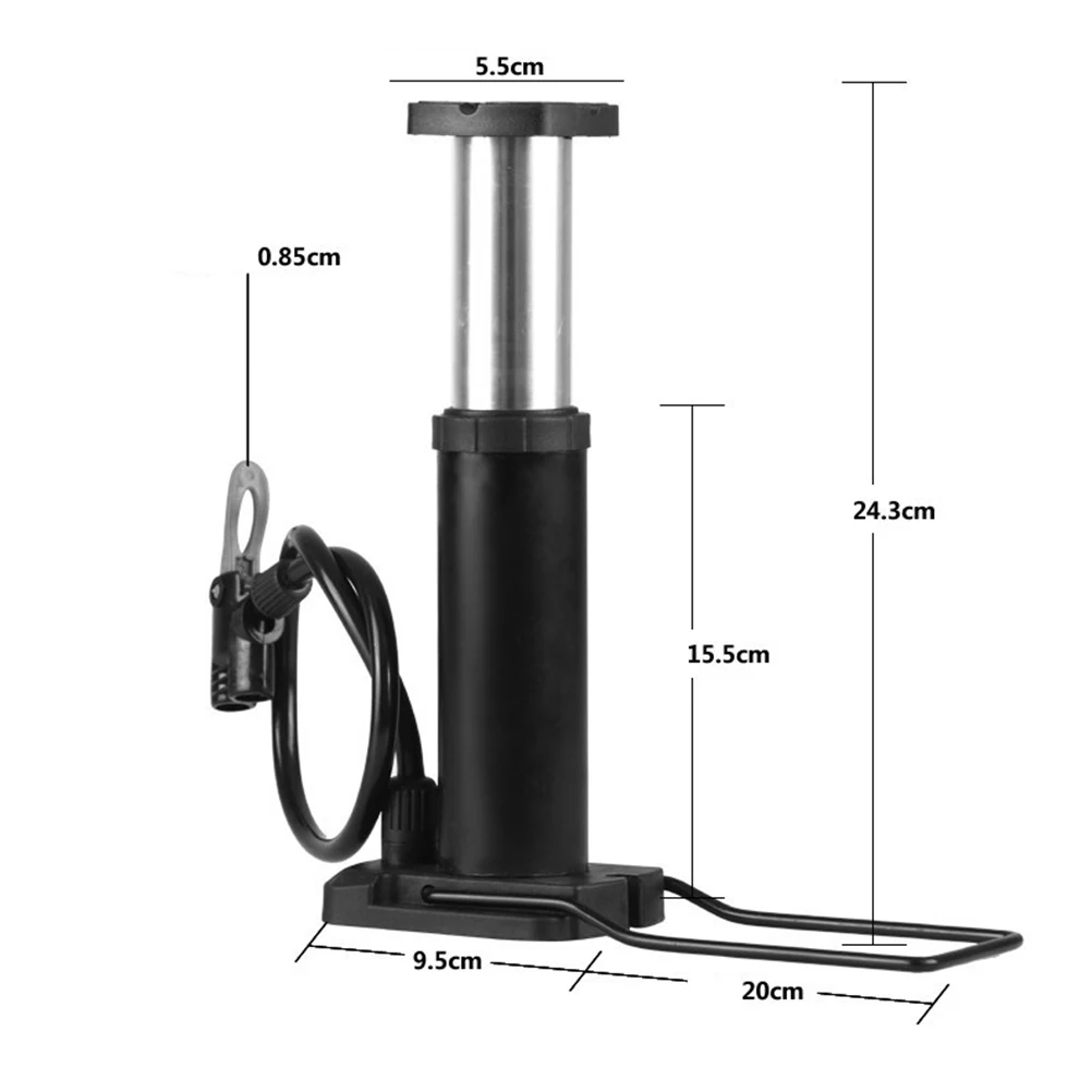 1 шт. напольный насос для велосипедных шин ног высокого давления велосипедный