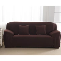 stretch polyester sofa slipcover elastic non slip pure color soft chair sofa cover anti mite shield stylish furniture protector
