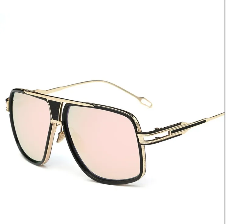 

Ladies Big Box New Round Face Sunglasses Retro Metal Fashion Sunglasses