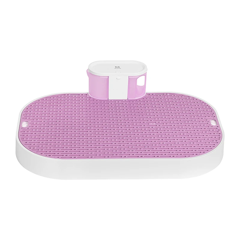 Портативная пластиковая двухслойная подставка для собак