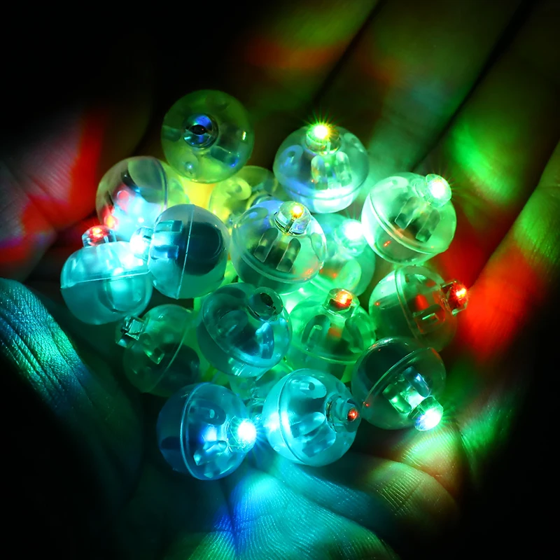 Круглый флэш Болл светодиодный шар света Мини Вспышка люминесцентные лампы для