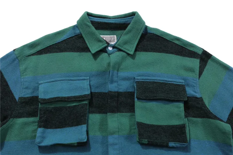 

New Striped Cav Empt Distressed Shirts Men Women Jacket 1:1 High-quality Vintage Fashion Casual Shirt Cavempt Shirts Cavempt