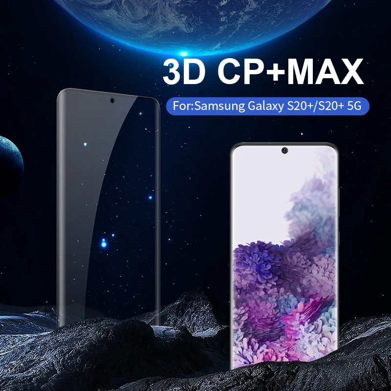 Закаленное стекло для Samsung Galaxy S20 защита экрана NILLKIN 3D CP + MAX Взрывобезопасное