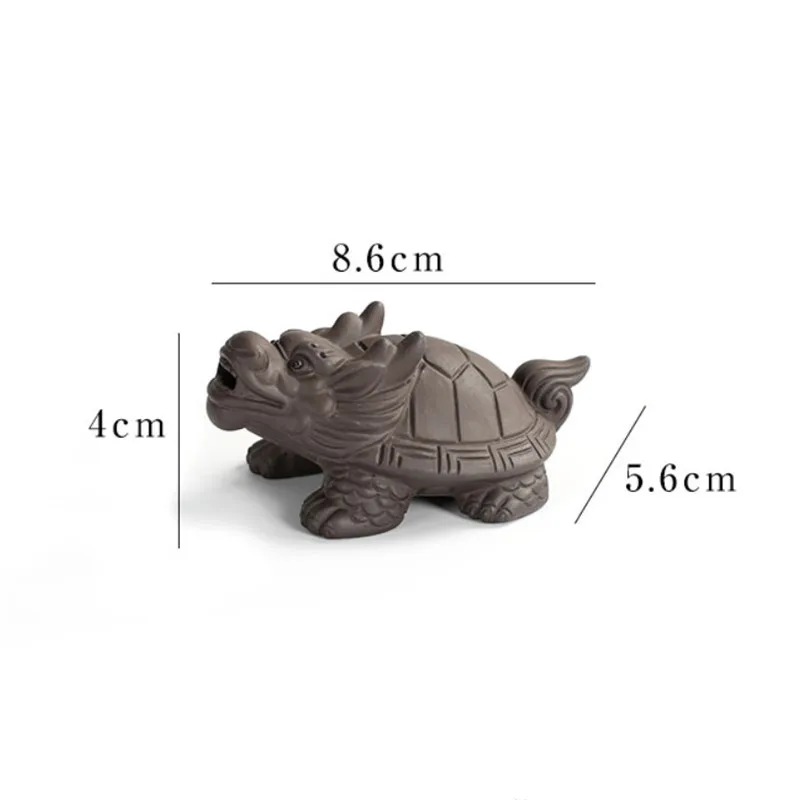 Фиолетовый Глиняный Дракон черепаха чай для домашних животных украшение дома