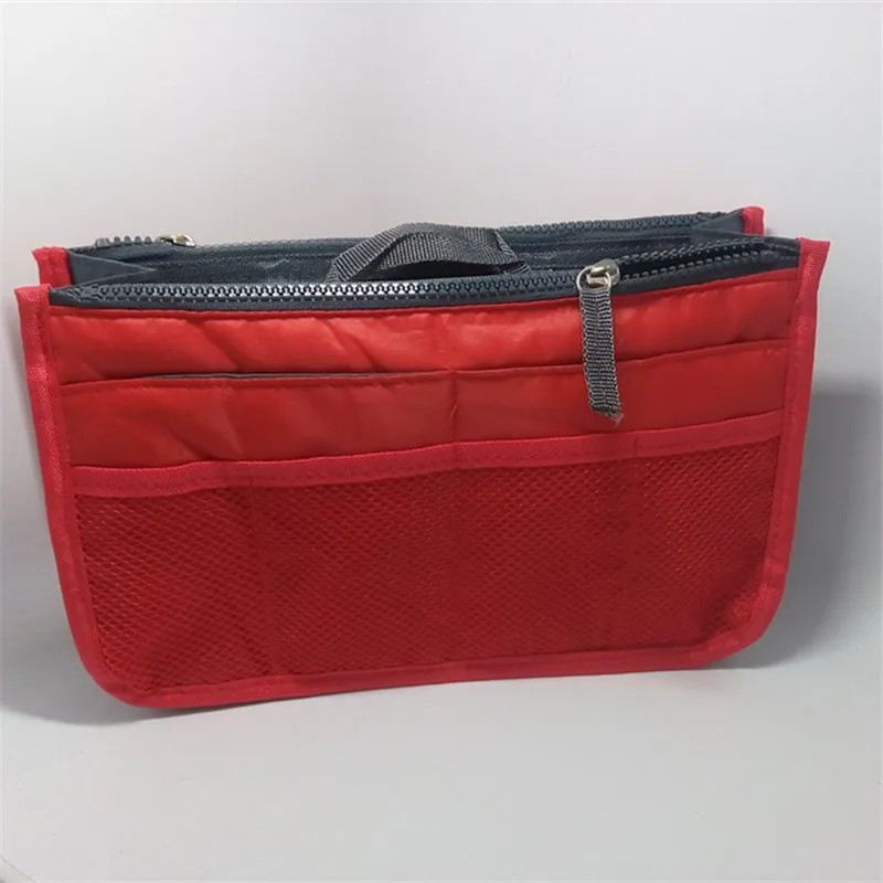 2020 Newest Handbag Organizer Insert Liner Travel Bag Large Purse Ladies Cosmetic Double Zipper Storage | Багаж и сумки