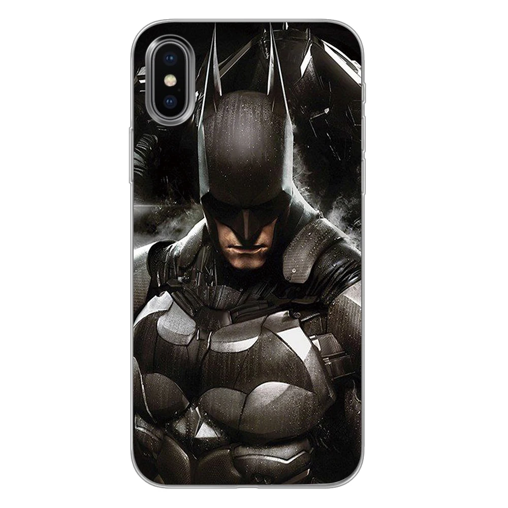 6 Бэтмен Супермен для Dc комиксов силиконовые чехлы для телефонов iPhone 5 5S SE 6 6s 7 8 Plus X XS Max XR задняя крышка - Цвет: 6